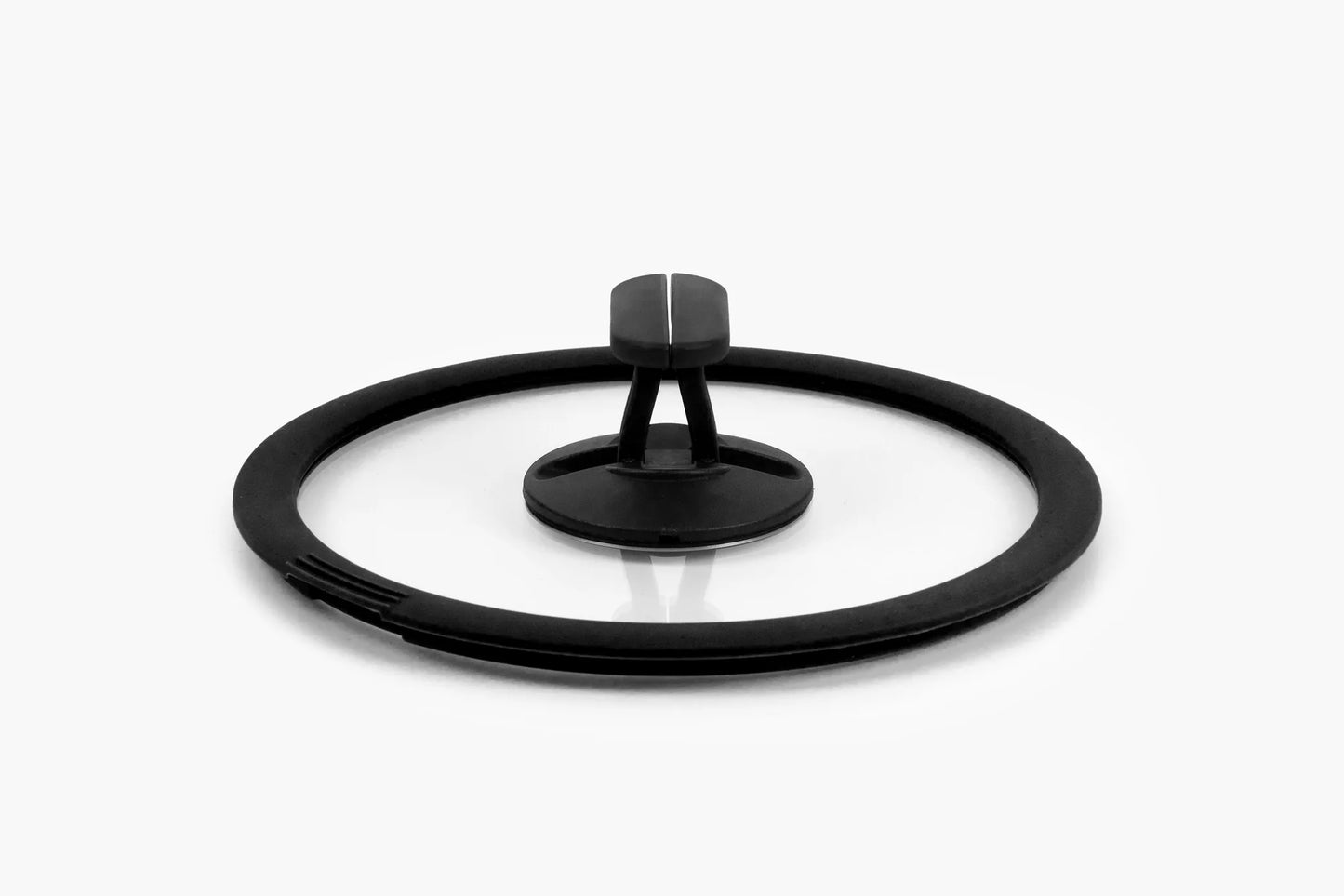 Couvercle empilable en verre noir, diamètre 20 cm - Cookvision