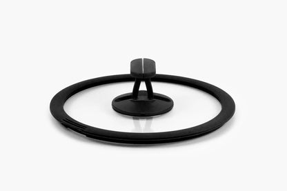 Couvercle empilable en verre noir, diamètre 20 cm - Cookvision