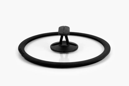 Couvercle empilable en verre noir, diamètre 22 cm - Cookvision