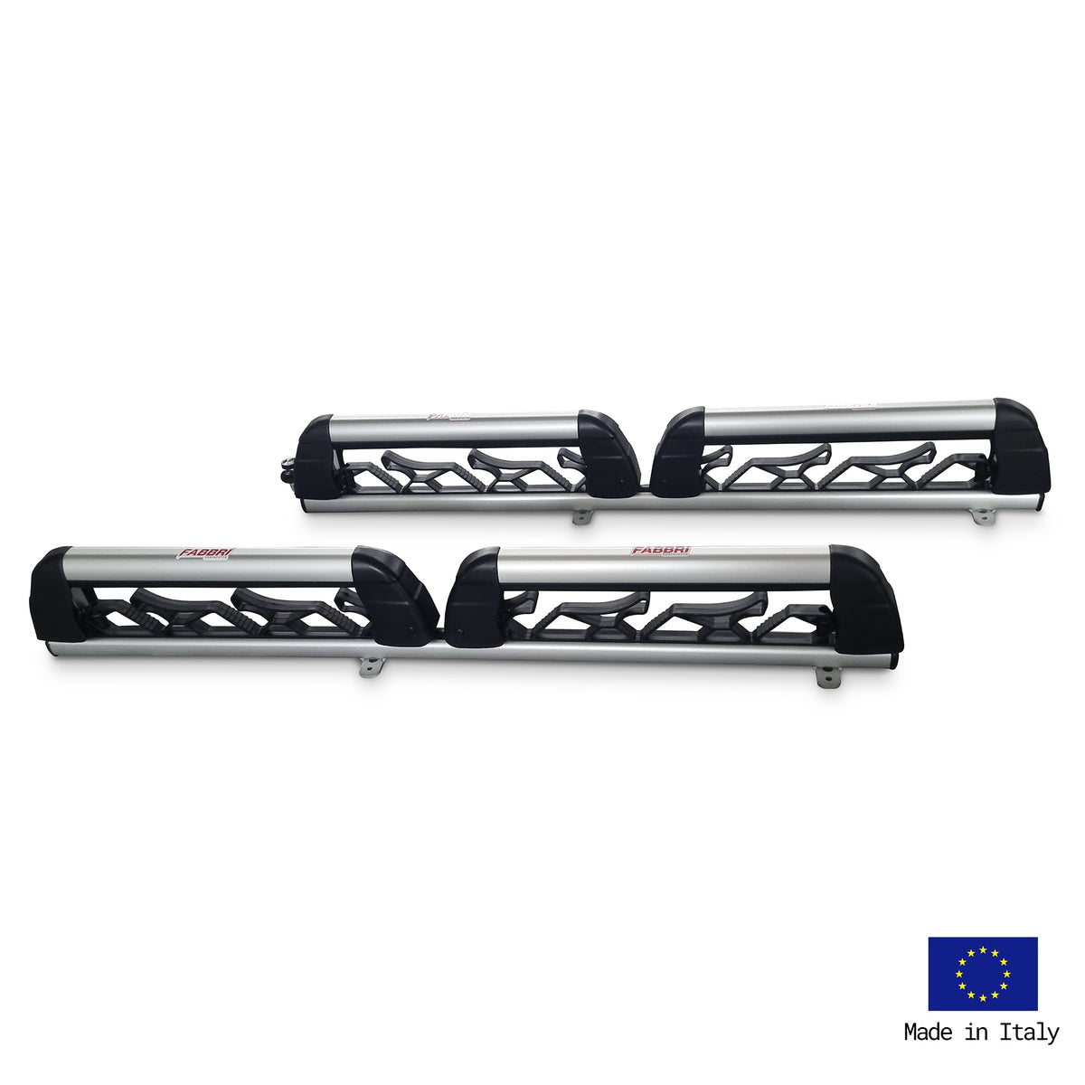 Kit de conversion porte-skis et snowboards FABBRI BICI CAMPER VAN SILVER