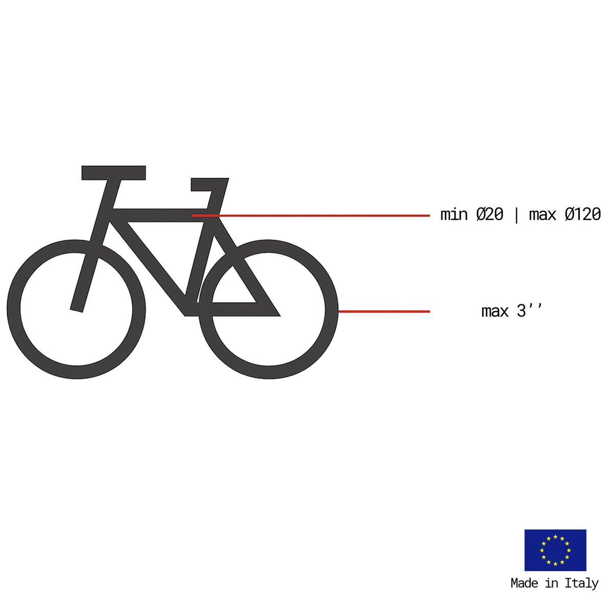 Porte-vélos 2 vélos GITANO SPECIAL pliable et basculant - FABBRI