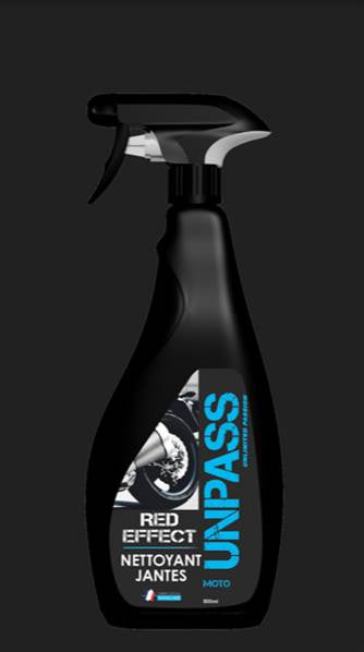 UNPASS RED EFFECT Jantes 500ml spécial 2 roues
