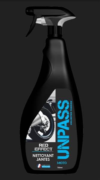 UNPASS RED EFFECT Jantes 750ml spécial 2 roues