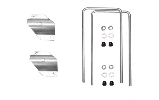 Pièce Porte-vélo Eufab: Kit barre d'attelage fixation vis en U + bande métallique R/L