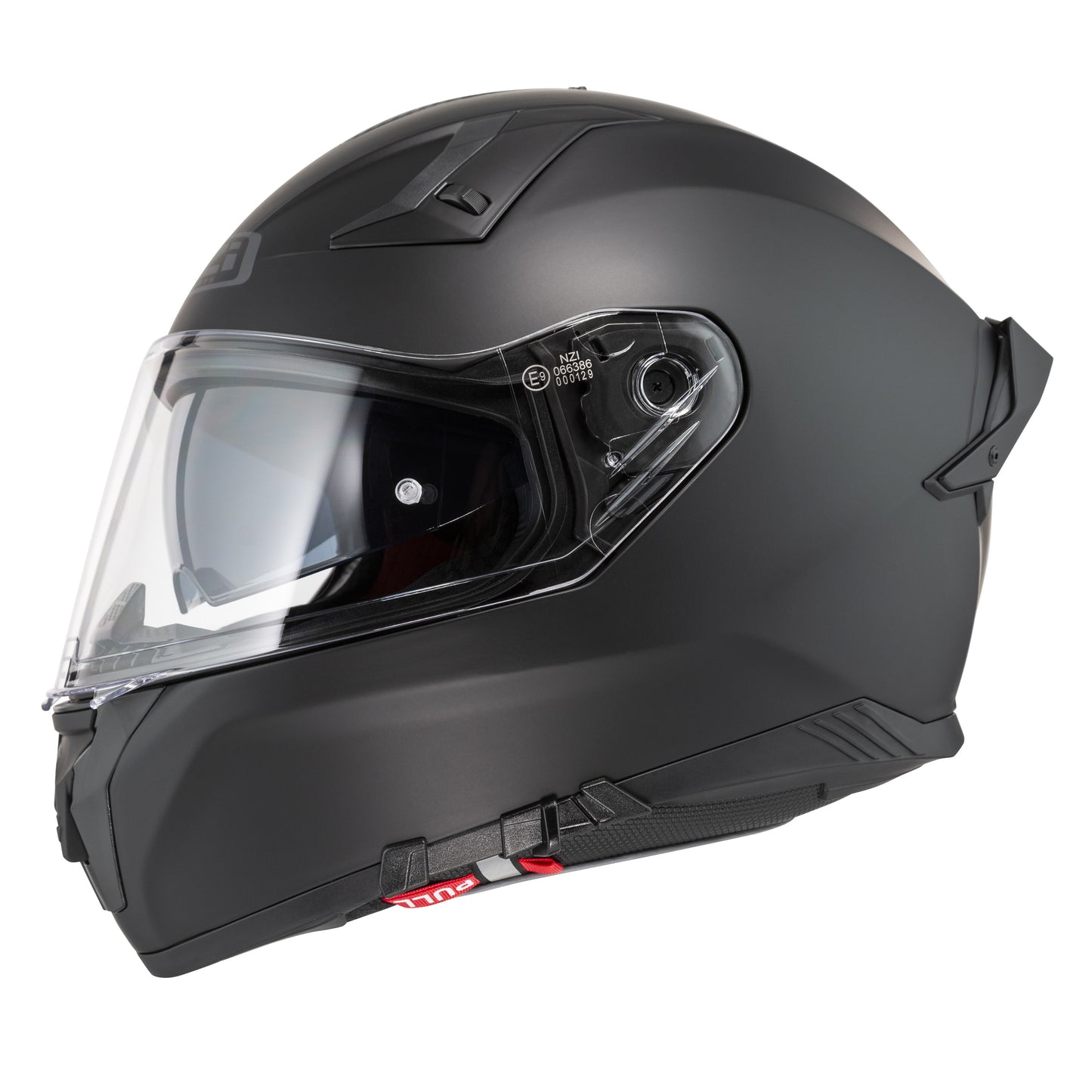 NZI - Casque Moto intégral - Modèle Go Rider Stream Duo noir mat avec pare-soleil