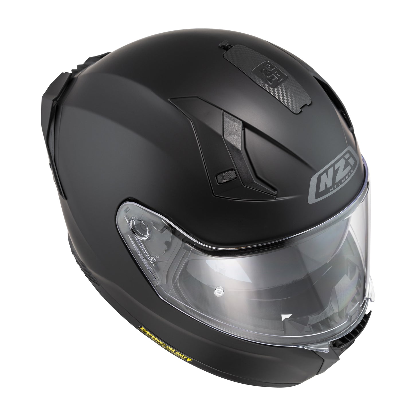 NZI - Casque Moto intégral - Modèle Go Rider Stream Duo noir mat avec pare-soleil