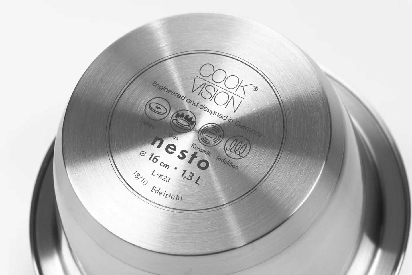 Casserole à lait antiadhésive empilable 16 x 8,5 cm de 1,3 litres - Cookvision