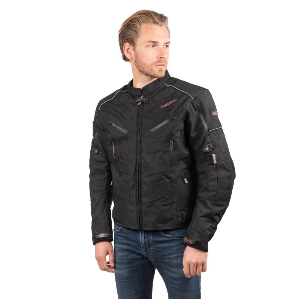 Blouson de Moto Homme Urban Rider-Tec Textile Noir