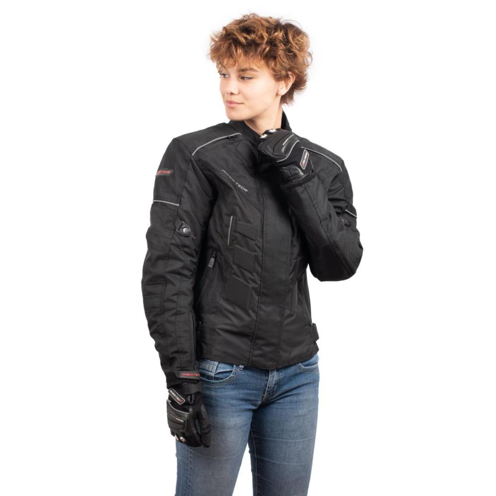 Blouson de Moto Femme Urban Lady Rider-Tec Textile Noir