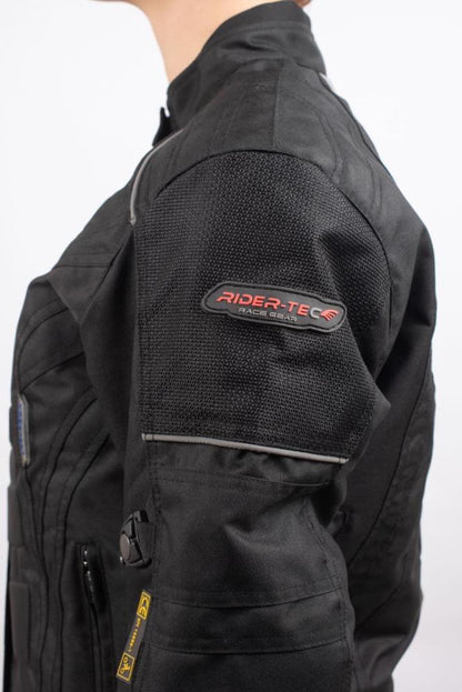 Blouson de Moto Femme Urban Lady Rider-Tec Textile Noir