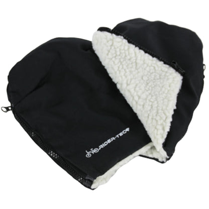 Manchons de vélo "Hand Muff" imperméables et chauds noirs Rider-Tec