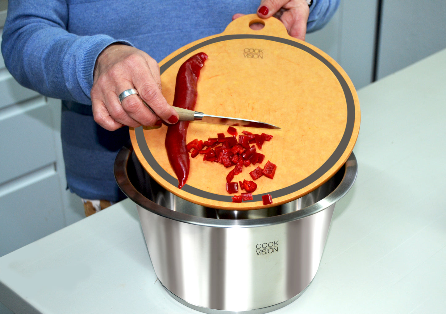 Couvercle planche à découper, diamètre 24 cm - Cookvision