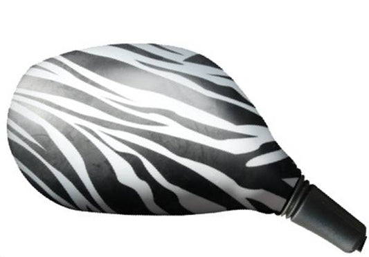 Housse décorative zébrée ovale