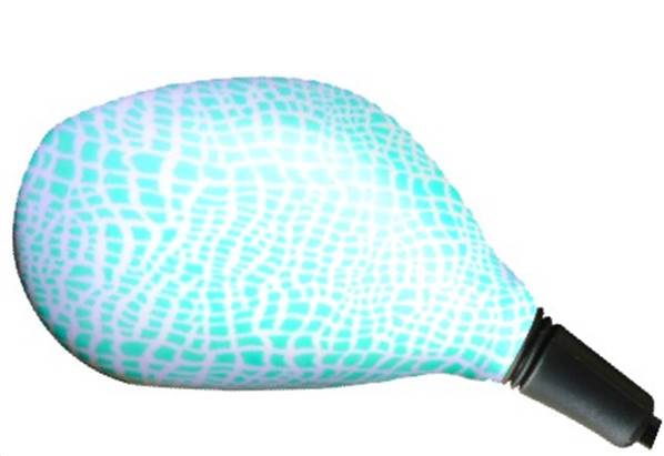 Housse décorative serpent vert ovale