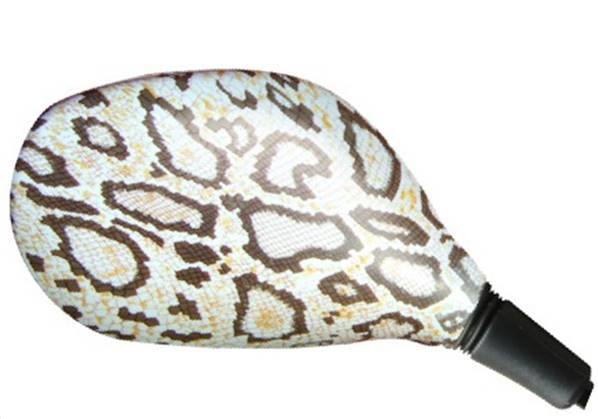 Housse décorative serpent marron ovale