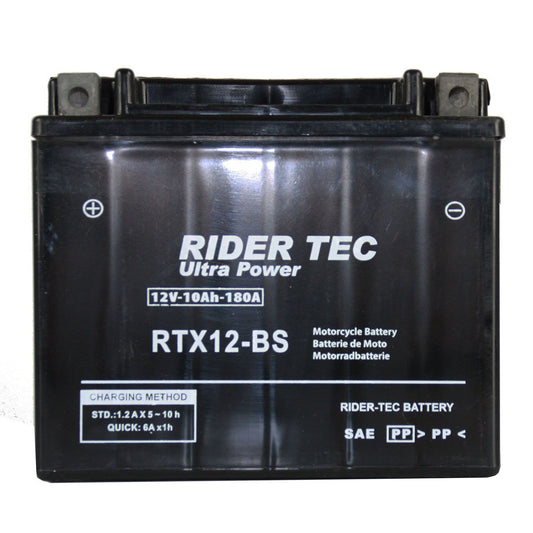 Batterie Moto RTX12-BS sans entretien 12V 10Ah 180A