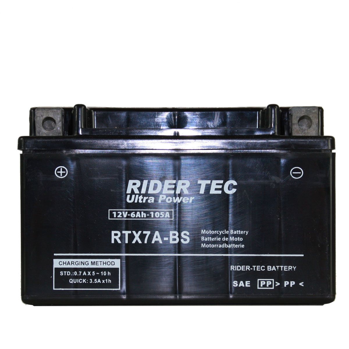 Batterie Moto RTX7A-BS sans entretien 12V 6Ah 105A