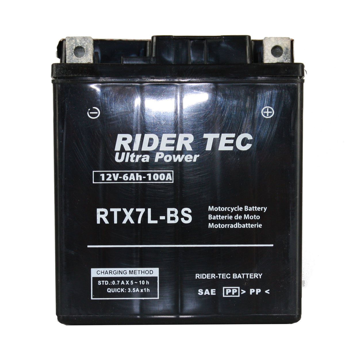 Batterie Moto RTX7L-BS sans entretien 12V 6Ah 100A