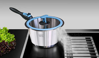 Casserole empilable 24 x 14,1 cm de 5,1 litres en Inox - Cookvision