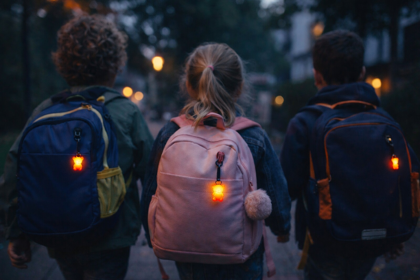 Pendentif Ourson lumineux BLINKY