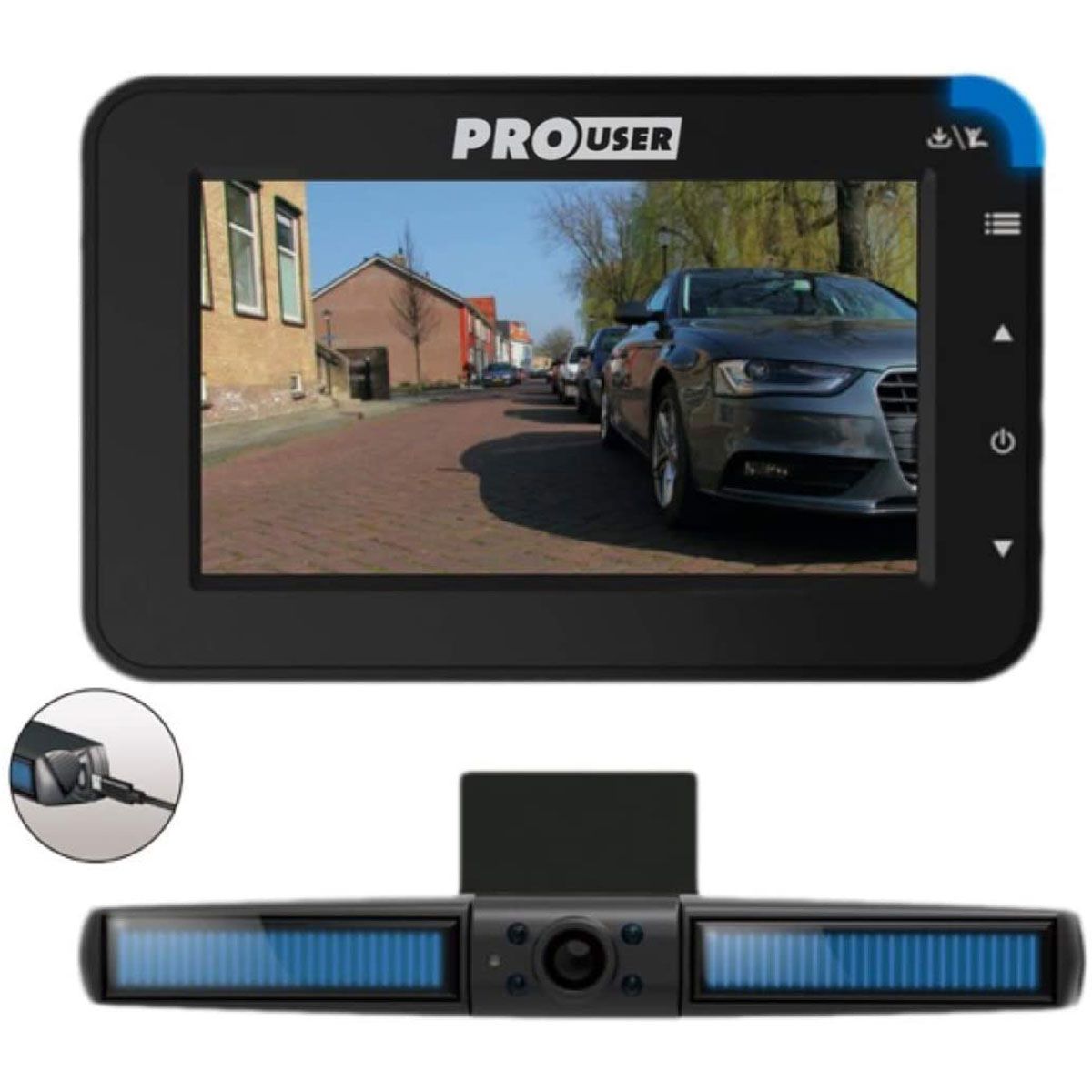 Caméra de recul solaire