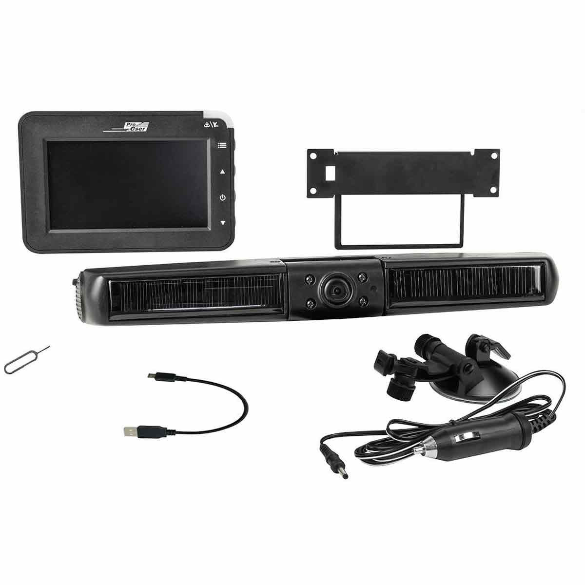 Caméra de recul solaire