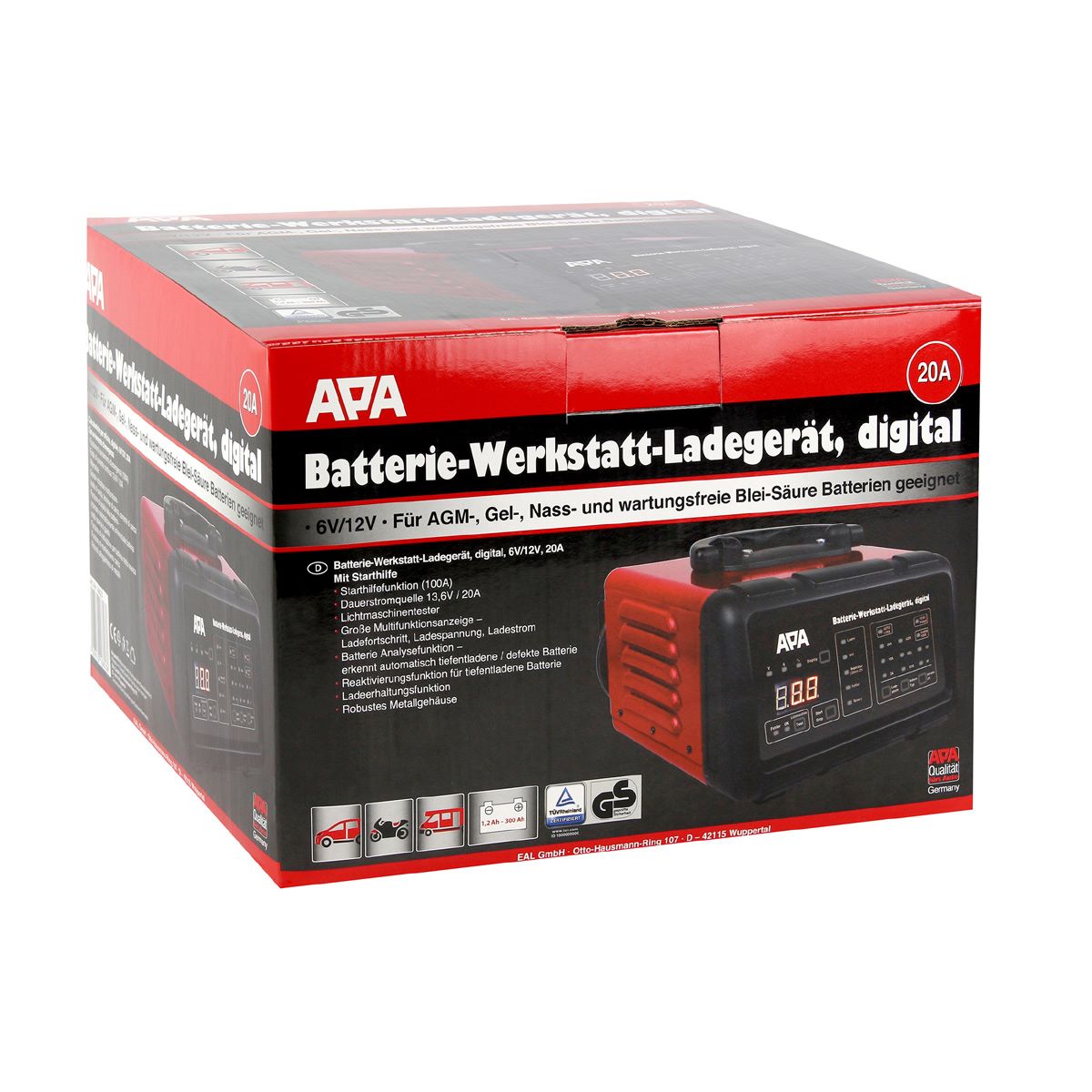 Chargeur d'atelier 6/12V 20A