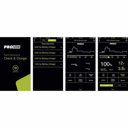 Chargeur batterie 6/12V 4A+lithium+bluetooth IBC4000B