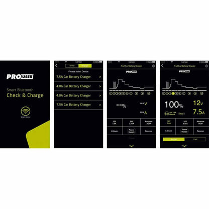 Chargeur batterie 12/24V 7.5A+lithium+bluetooth IBC7500B