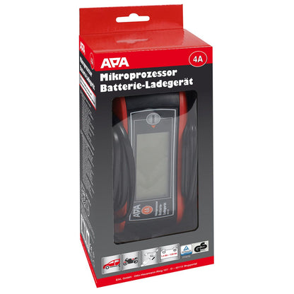 Chargeur de batterie commandé par microprocesseur 6/12V 4A