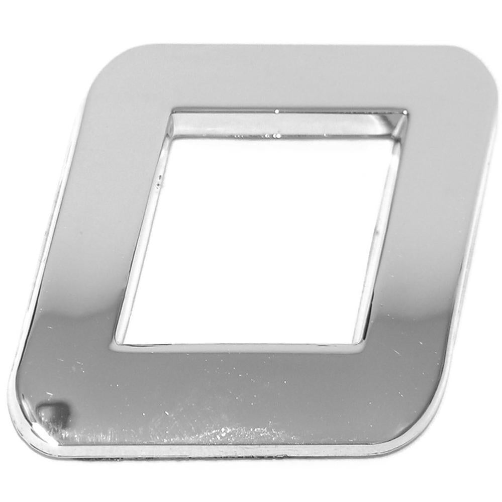 Chiffre ''0'' 3D autocollant chromé