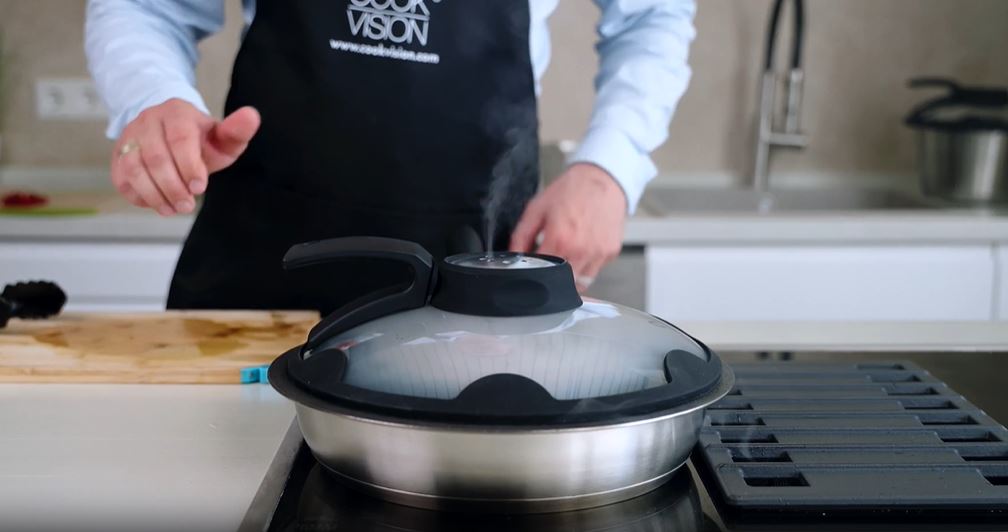 Jeu de 7 pièces avec couvercle noir - Cookvision