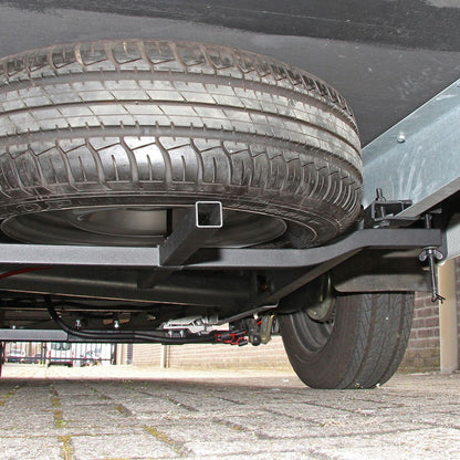 Support de roue de secours pour caravane