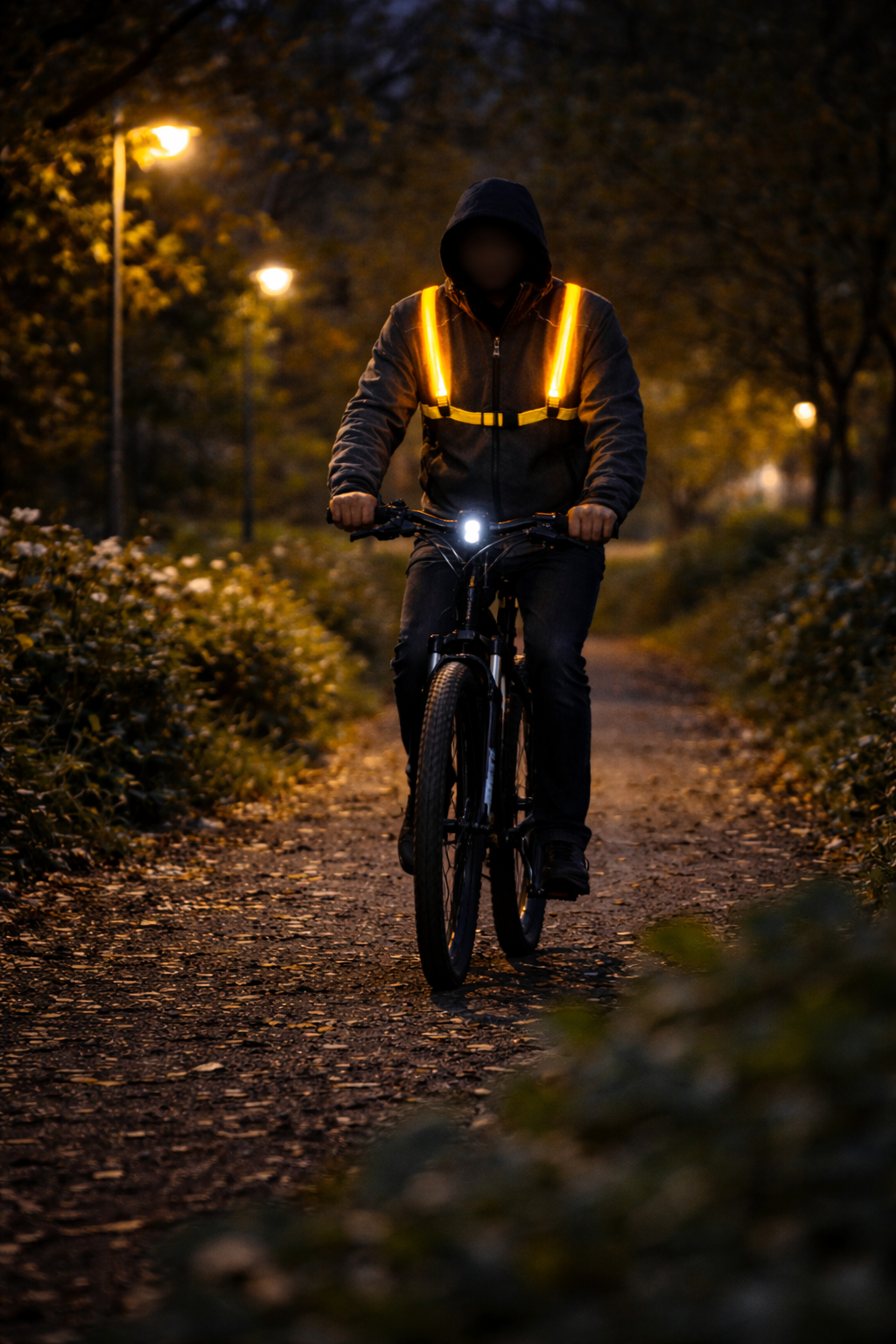 Harnais lumineux à LED LIGHT pour Vélo et Running - Taille S