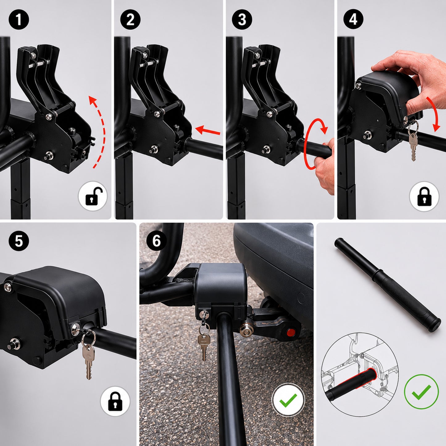 Porte-vélos 2 vélos GITANO SPECIAL pliable et basculant - FABBRI
