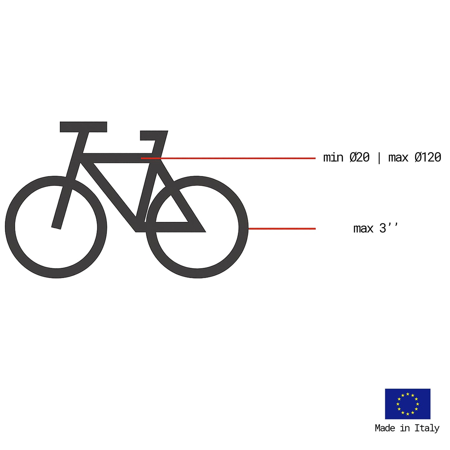 Porte-vélos 2 vélos GITANO SPECIAL pliable et basculant - FABBRI