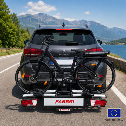 Porte-vélos 2 vélos GITANO SPECIAL pliable et basculant - FABBRI
