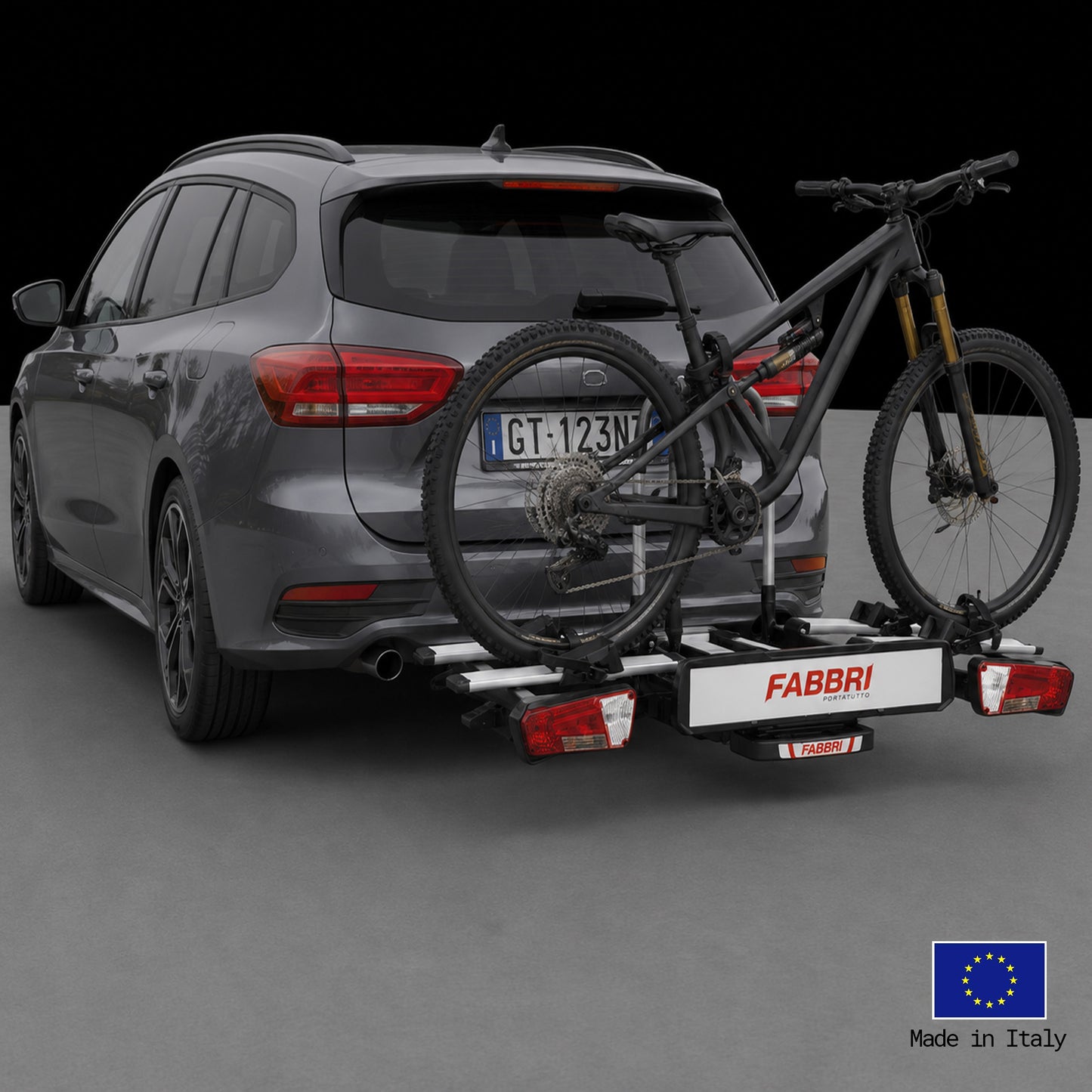 Porte-vélos 2 vélos GITANO SPECIAL pliable et basculant - FABBRI