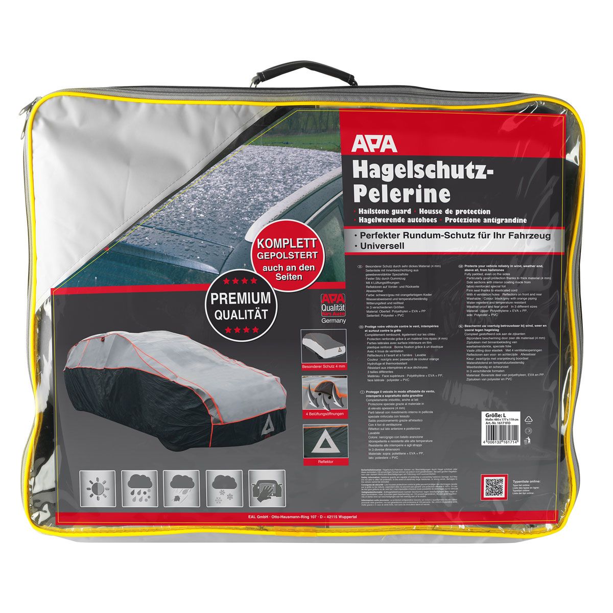 Housse anti-grêle Taille XXL - Protection pour voiture