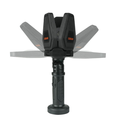 Lampe d'atelier LED sans fil sur pied télescopique