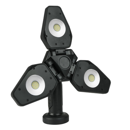 Lampe d'atelier LED sans fil sur pied télescopique