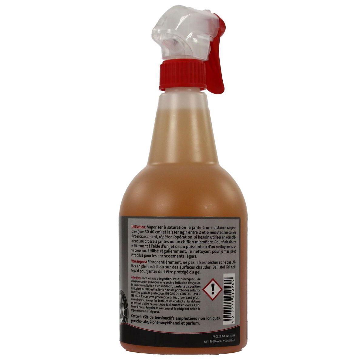 Spray Nettoyant pour Jantes BALLISTOL 750 ml