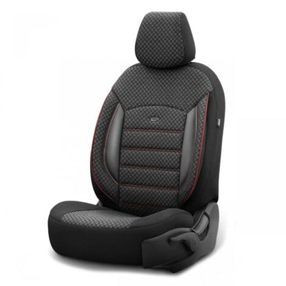 Set de housses de siège Sport Plus Noir & Rouge - otoM