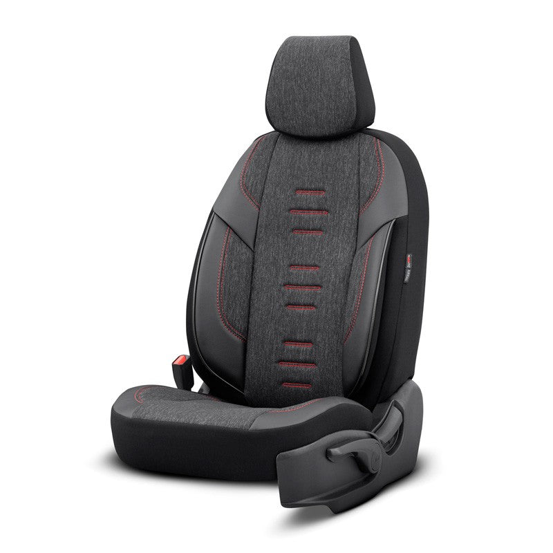 Set de housses de siège Throne Noir & Rouge - otoM