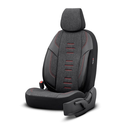 Set de housses de siège Throne Noir & Rouge - otoM