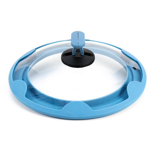 Jeu de 17 pièces avec couvercle bleu, pack famille - Cookvision