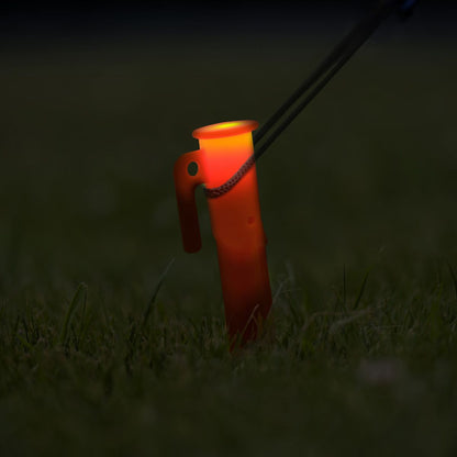 Piquets de tente à LED 4 pièces