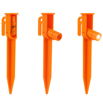 Piquets de tente à LED 4 pièces