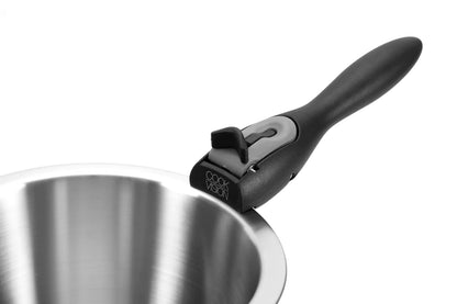 Poignée amovible longue noire et grise - Cookvision