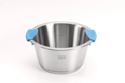 Poignée en silicone bleu - Cookvision